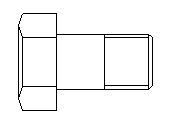 1D75 BOLT HEXHEAD SV.dwg