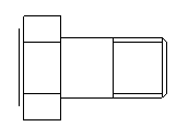 2D25 BOLT HEXHEAD SV.dwg