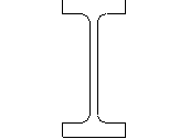 30X581 W-SHAPE END ELEV.dwg