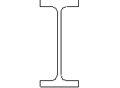 36X527 W-SHAPE END ELEV.dwg