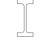36X798 W-SHAPE END ELEV.dwg