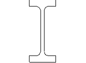 36X848 W-SHAPE END ELEV.dwg