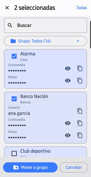 Seleccionar varias