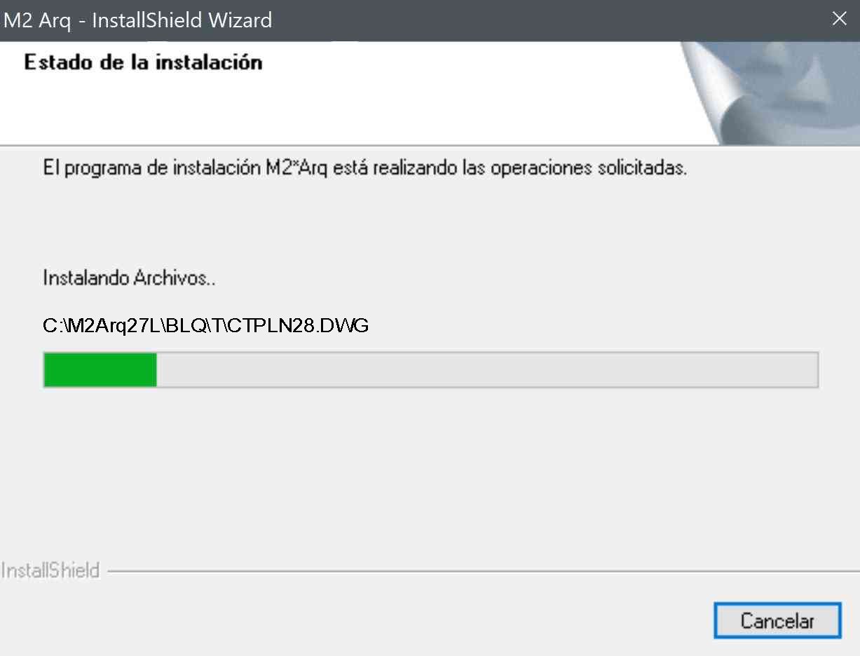 Instalación de componentes