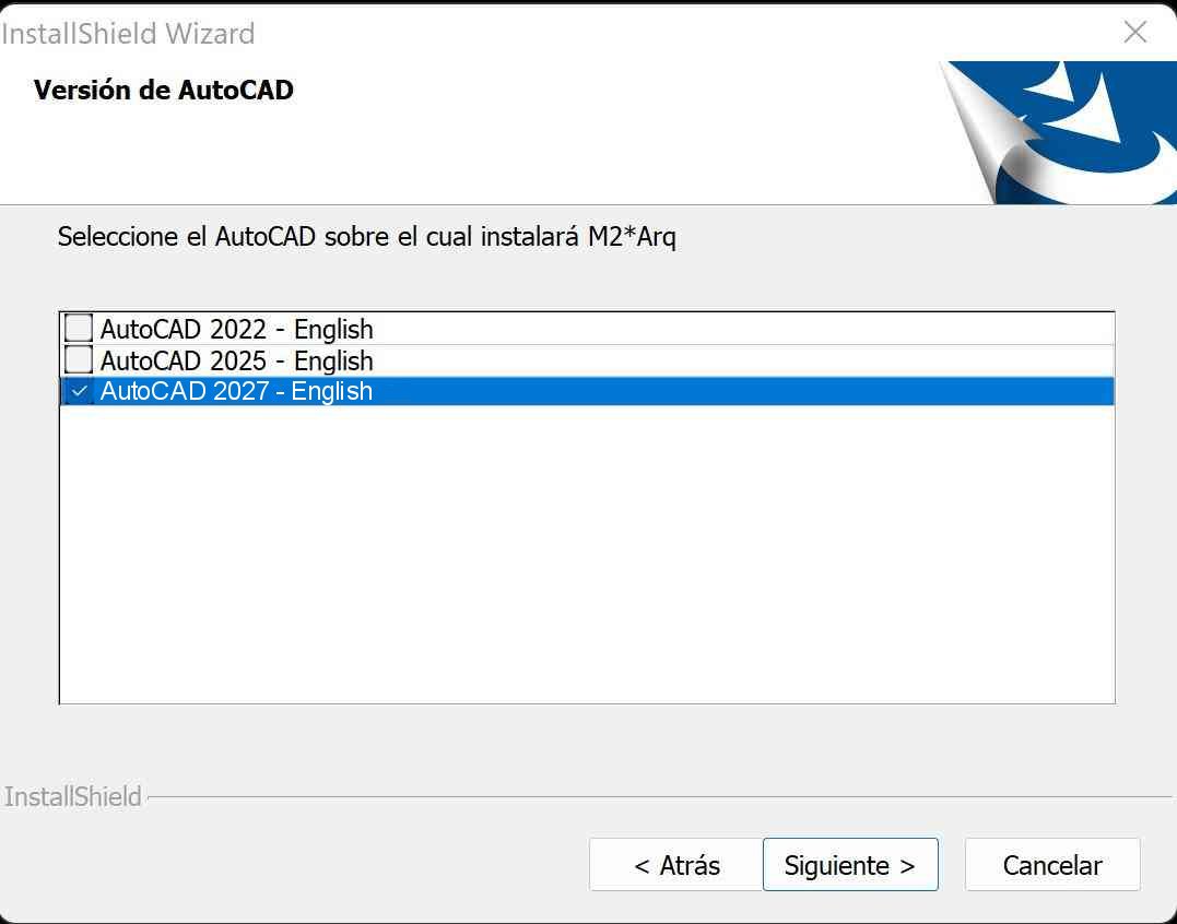 Versión de AutoCAD