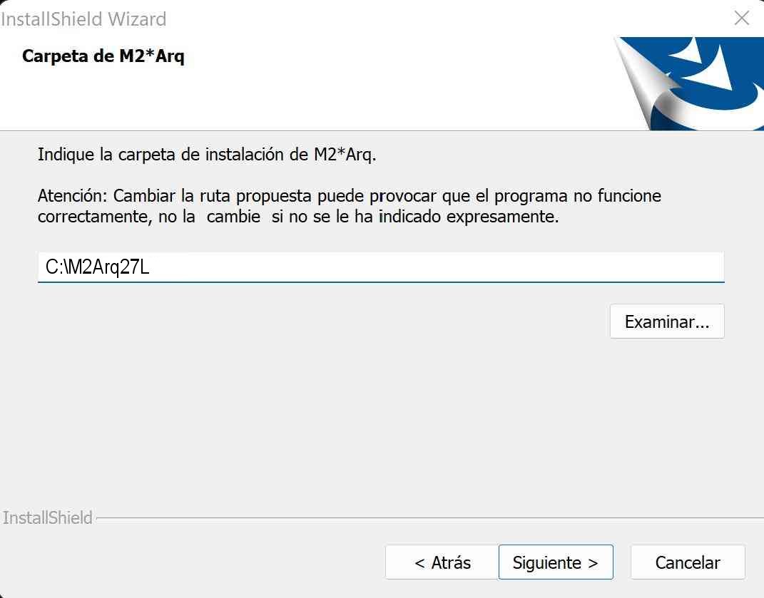 Carpeta de instalación