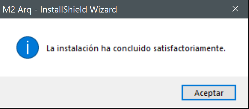 Instalación terminada